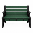 Bench-to-Table Modern Outdoor Patio Furniture Stool Chairs - Supports Up To 1400 lbs