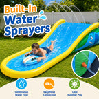 SplashJoy Inflatable Backyard Water Slide