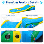 SplashJoy Inflatable Backyard Water Slide